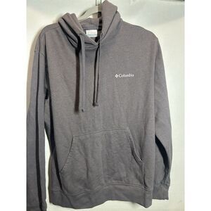 columbia hoodie grey medium Logo On Sleeve